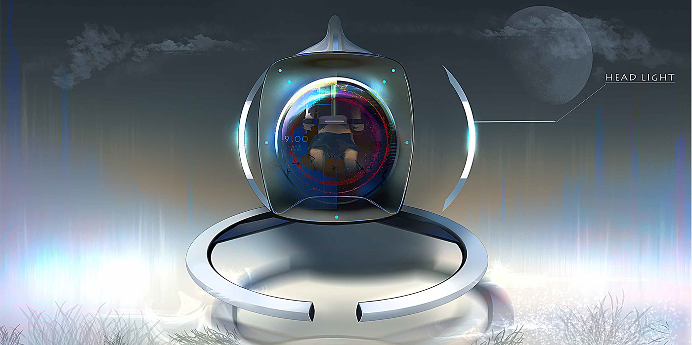 concept，vehicle，sea level rise，