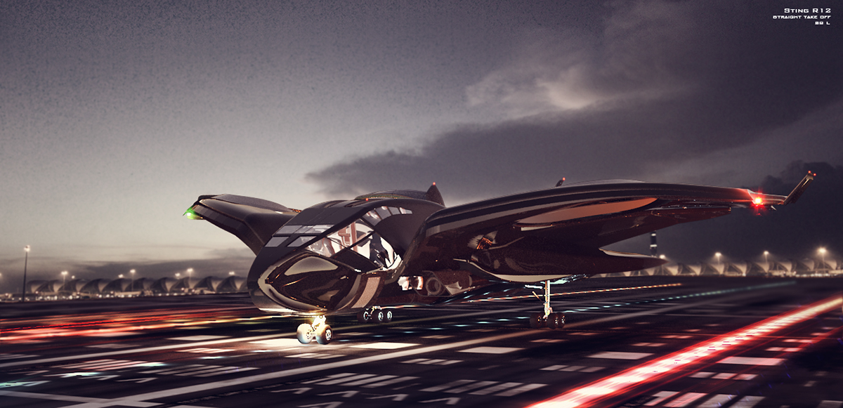 aircraft，concept，Aerocraft，in the air，