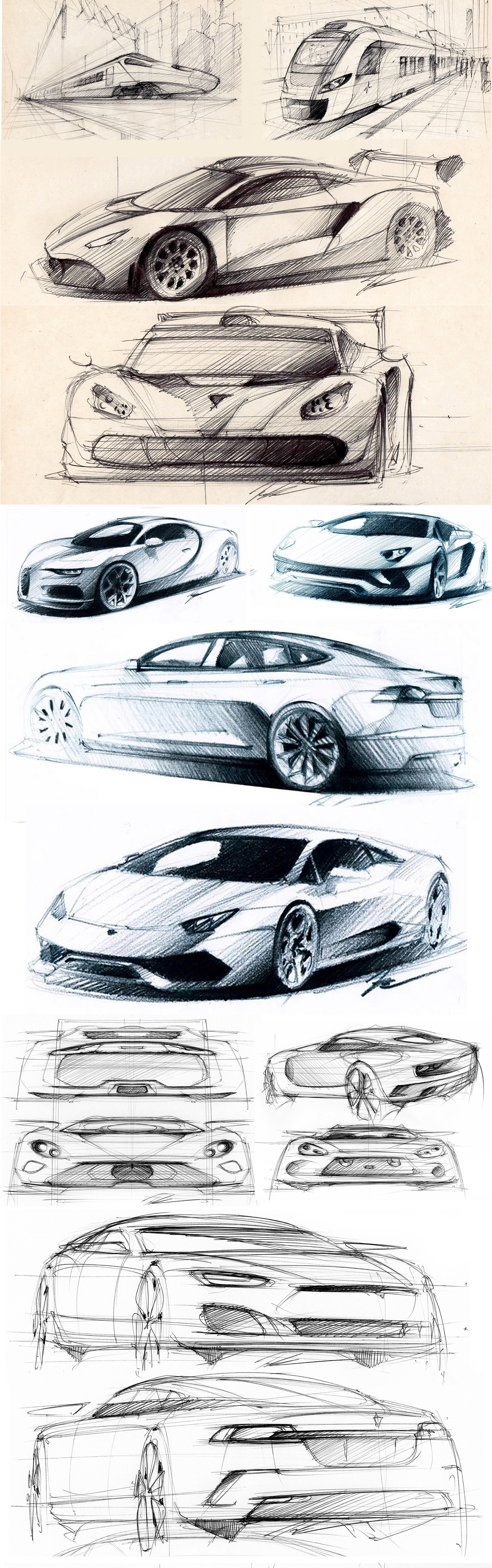 Hand drawn，Collection，sketch，Line，