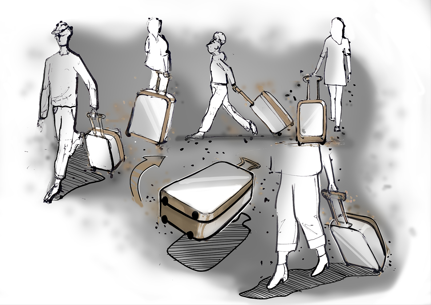 sketch，Ubee ，skill，Hand drawn，