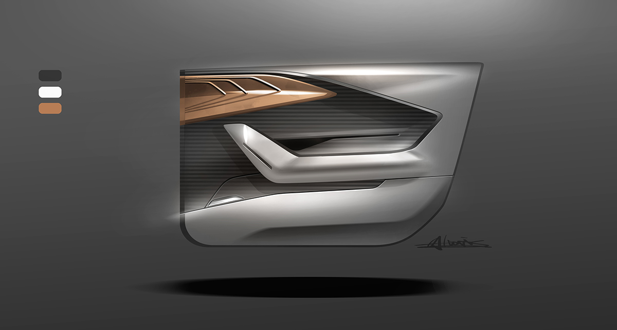 automobile，outdoors，Ubee ，painting，sketch，