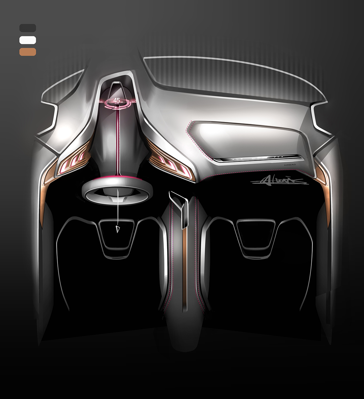 automobile，outdoors，Ubee ，painting，sketch，