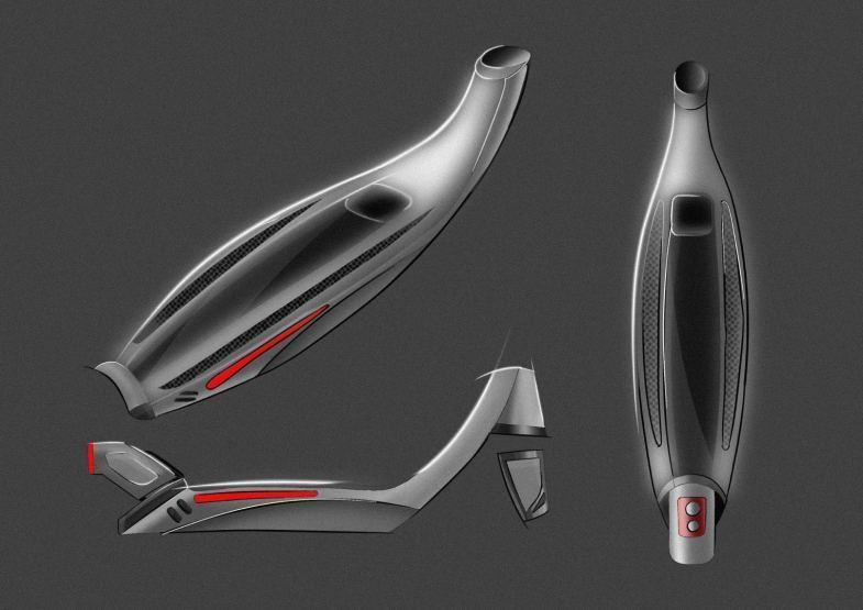 Hand drawn，Ubee ，Product draft，