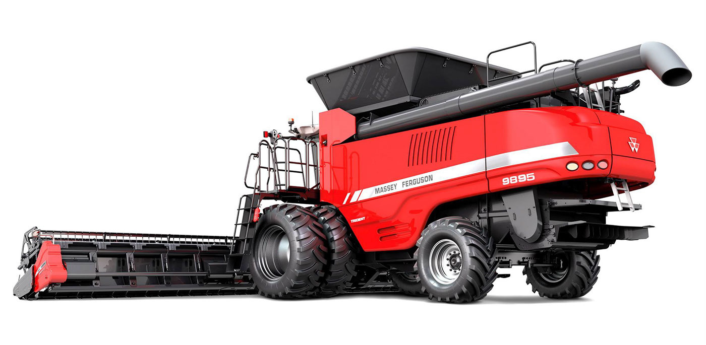 industrial design，Agriculture，Mechanics，Harvester，vehicle，