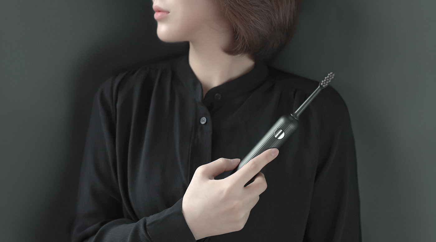 Second White，Natural value，Toothbrush design，Electric toothbrush F series，Usability design，Ergonomics，