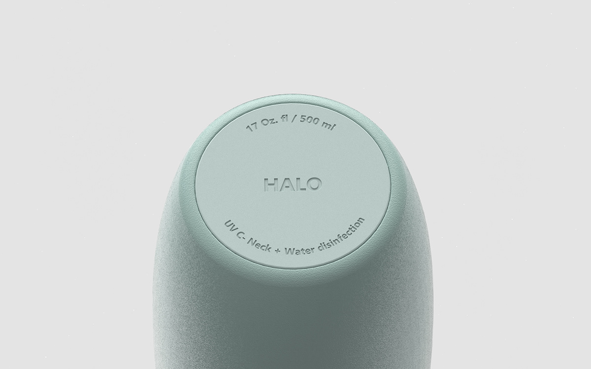 HALO，Sidhesh wilson，product design，Round quartz glass design，UVC LED，