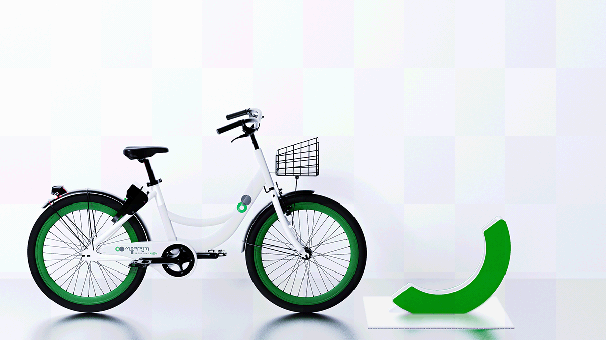 Seoul Bike，Bicycle design，QR bicycle，Security，
