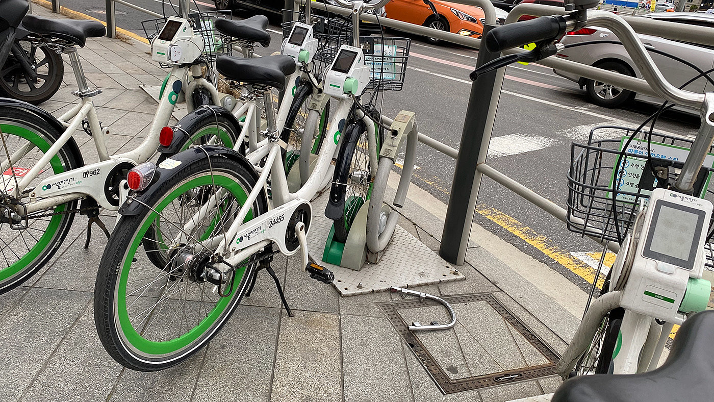 Seoul Bike，Bicycle design，QR bicycle，Security，