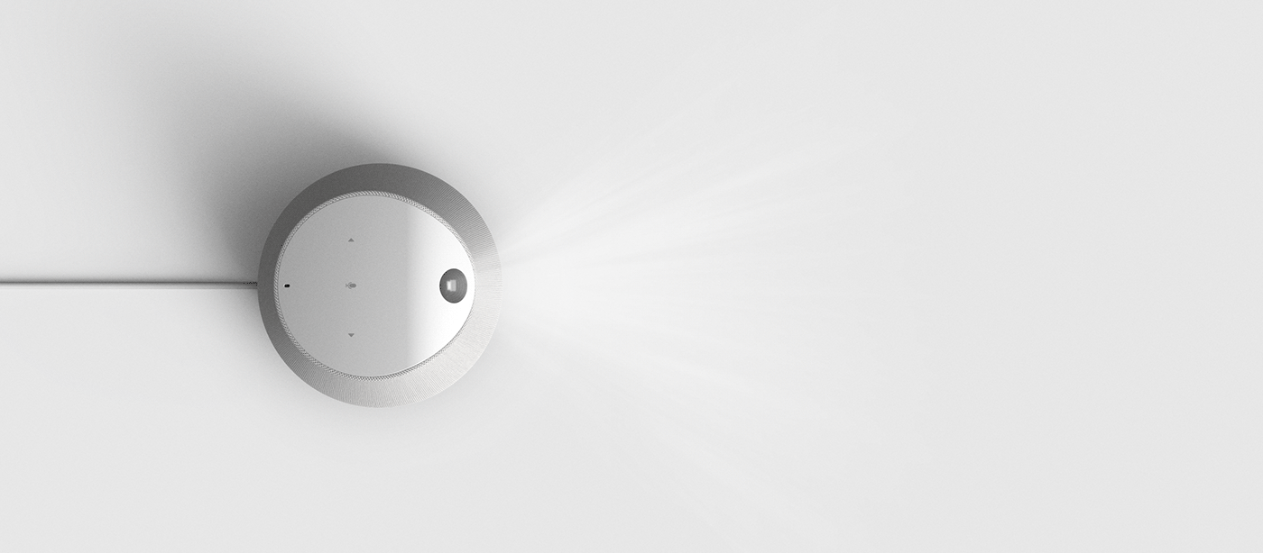 Small space life，VINDU，Small projector，ceiling，DAY ROOM，