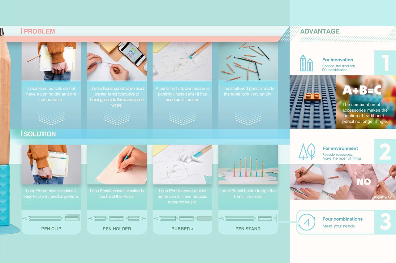 Unique stationery，Necessary stationery，Stationery design，Circular pencil，