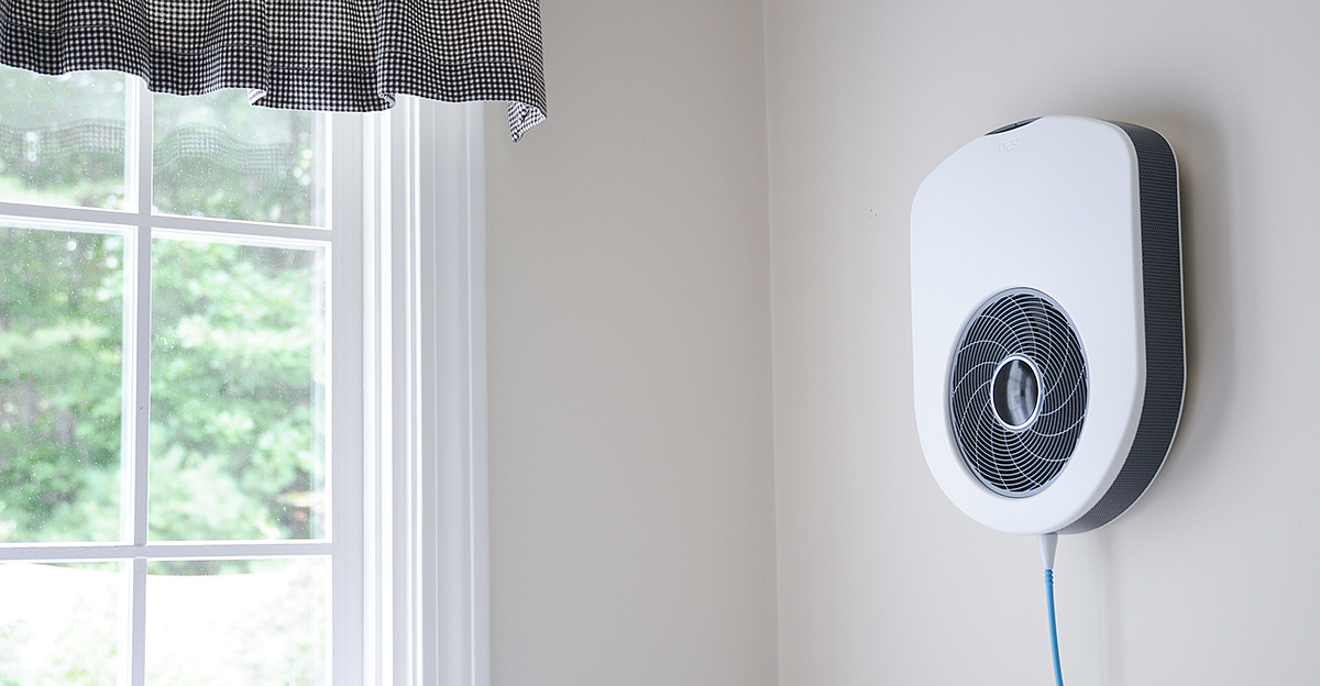 Nest Respire，Intelligent air purifier，Household appliances，Gesture control，Magnetic seal，