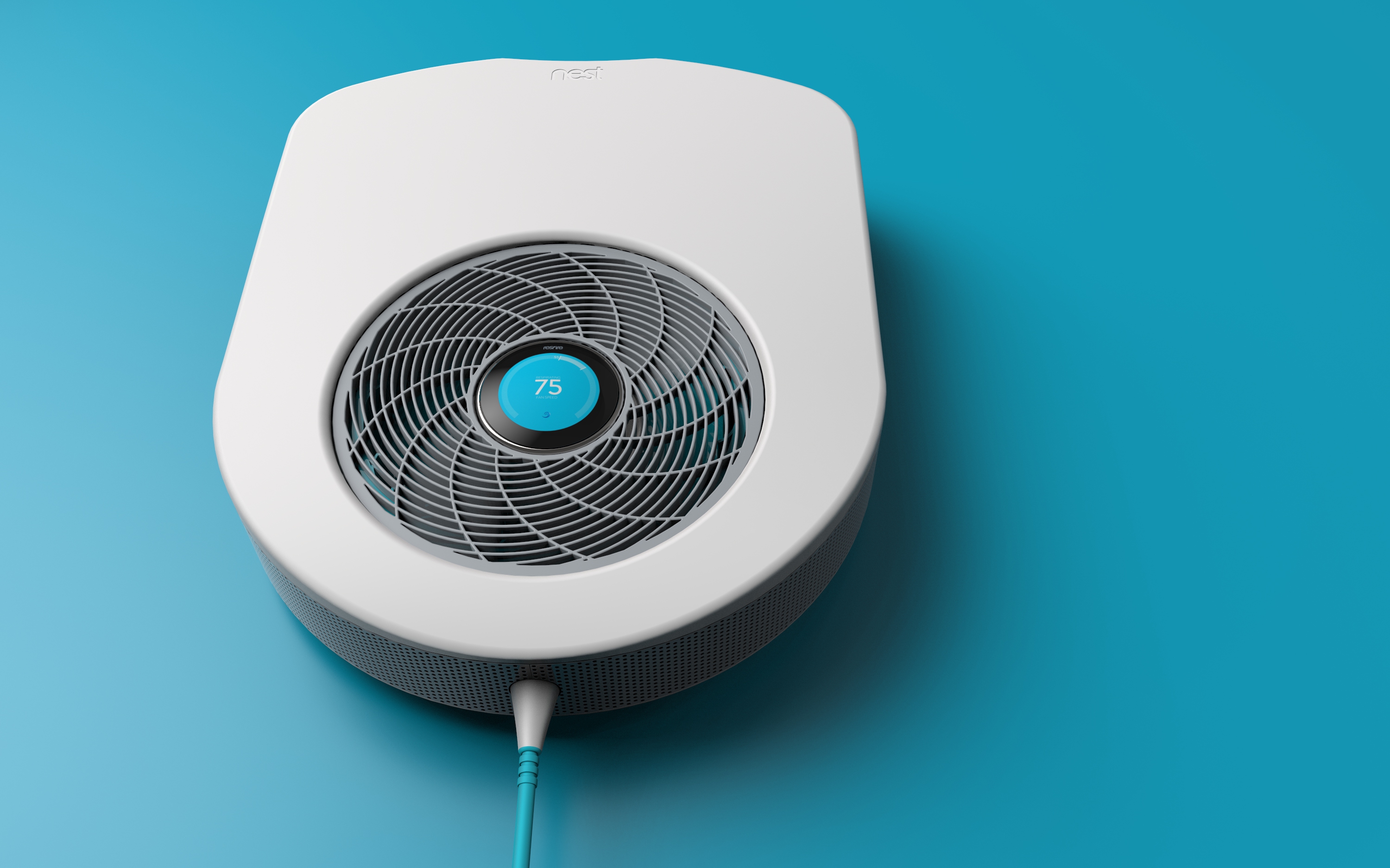 Nest Respire，Intelligent air purifier，Household appliances，Gesture control，Magnetic seal，