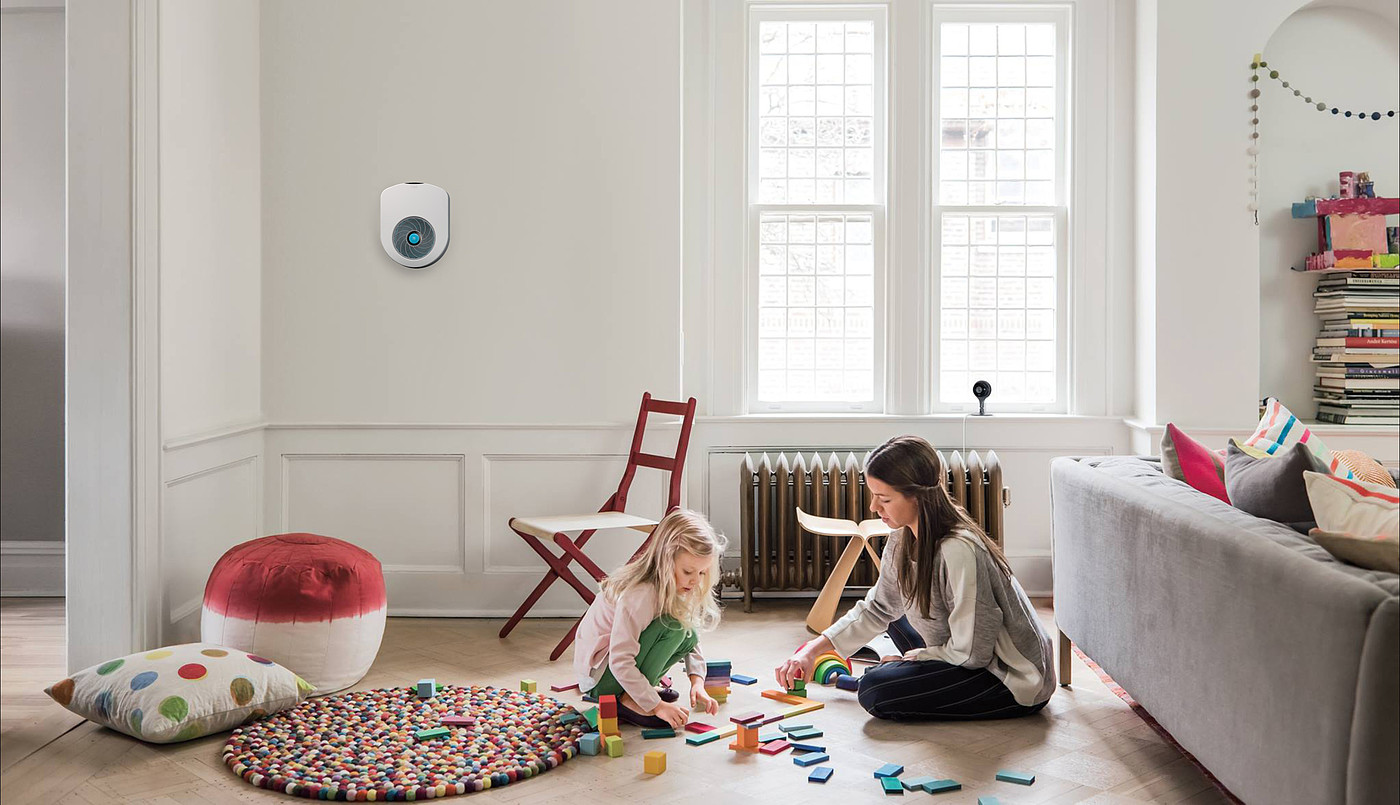 Nest Respire，Intelligent air purifier，Household appliances，Gesture control，Magnetic seal，