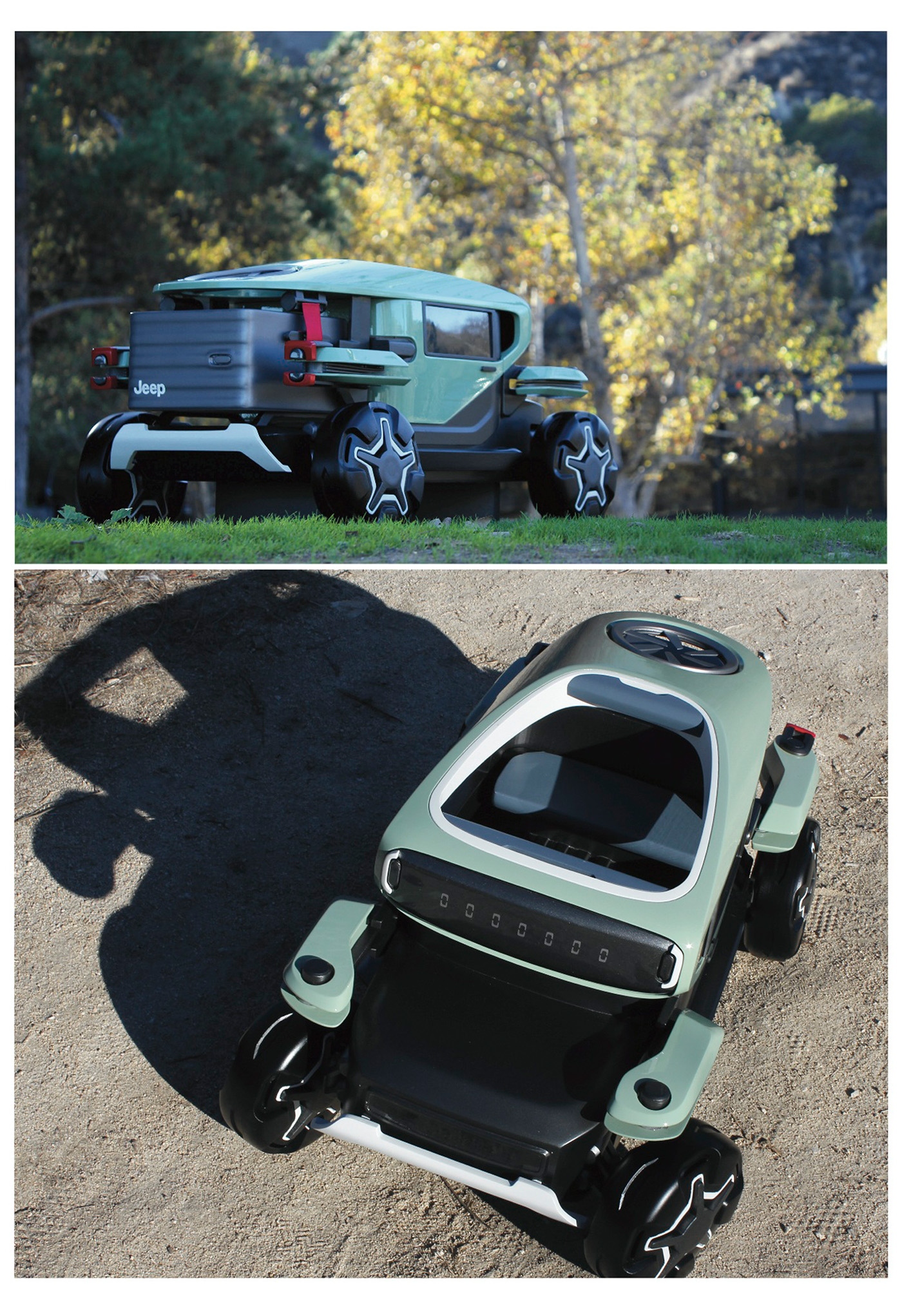 concept，UAV，jeep，