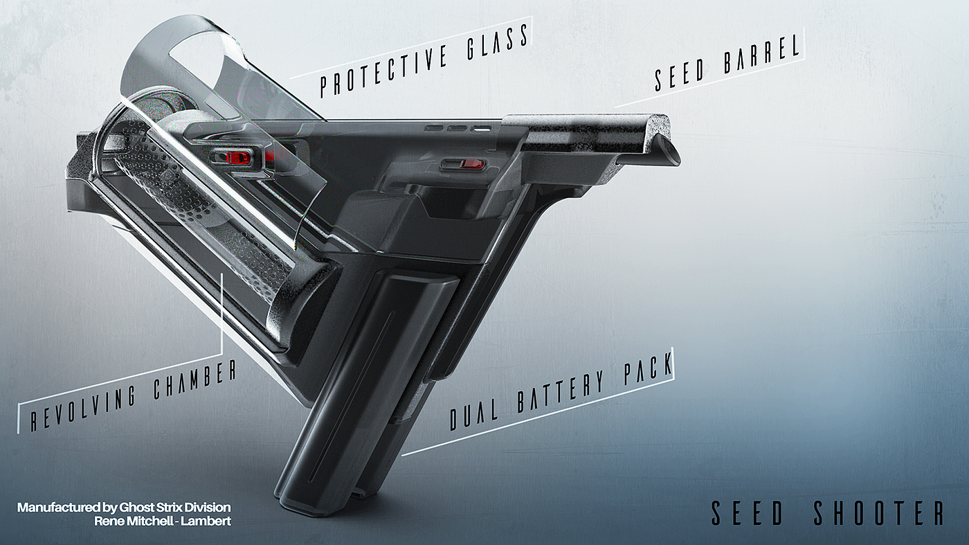 launcher，firearms，green，seed，