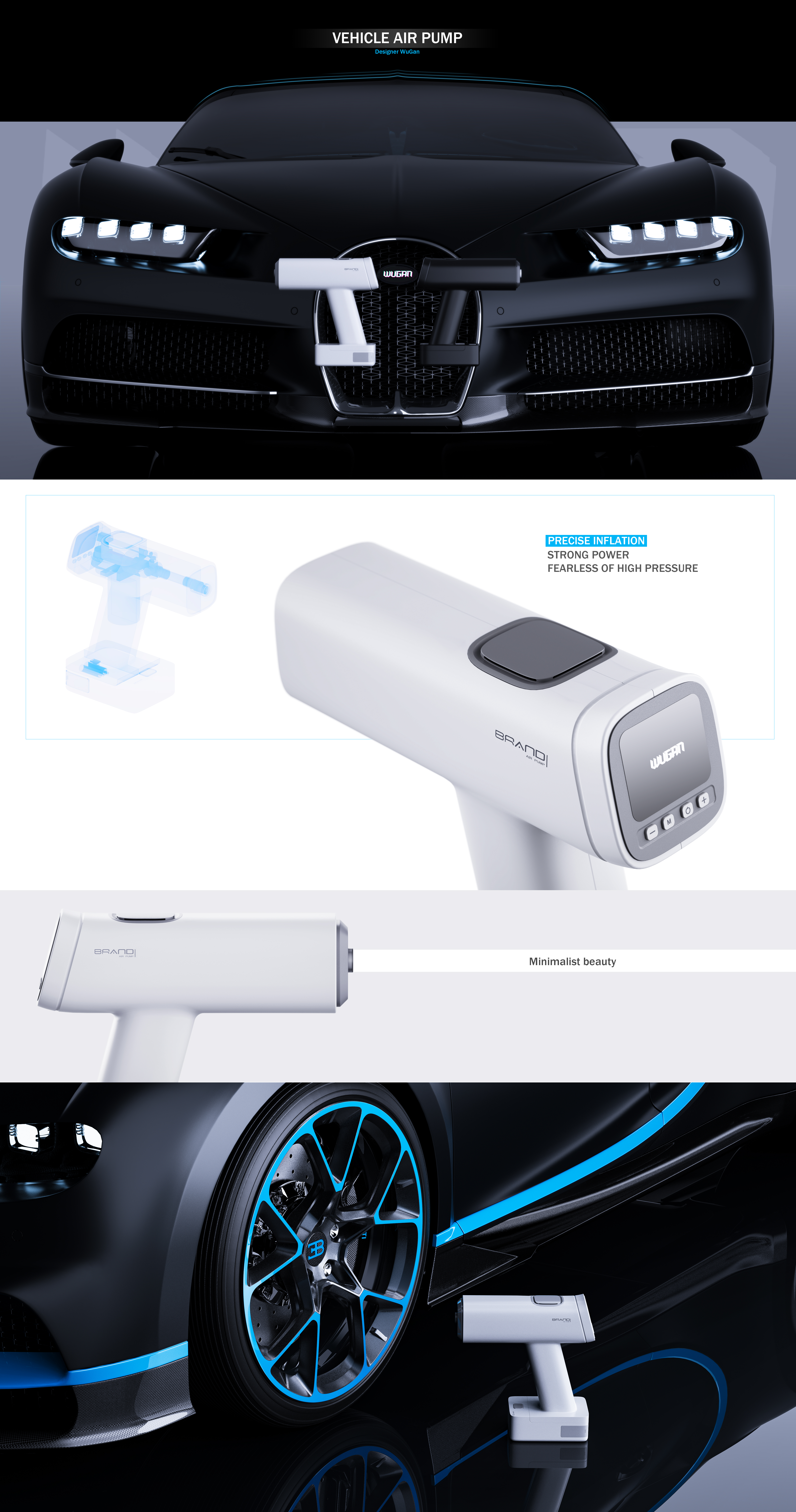 industrial design，product design，Tool design，Vehicle products，Minimalist style，