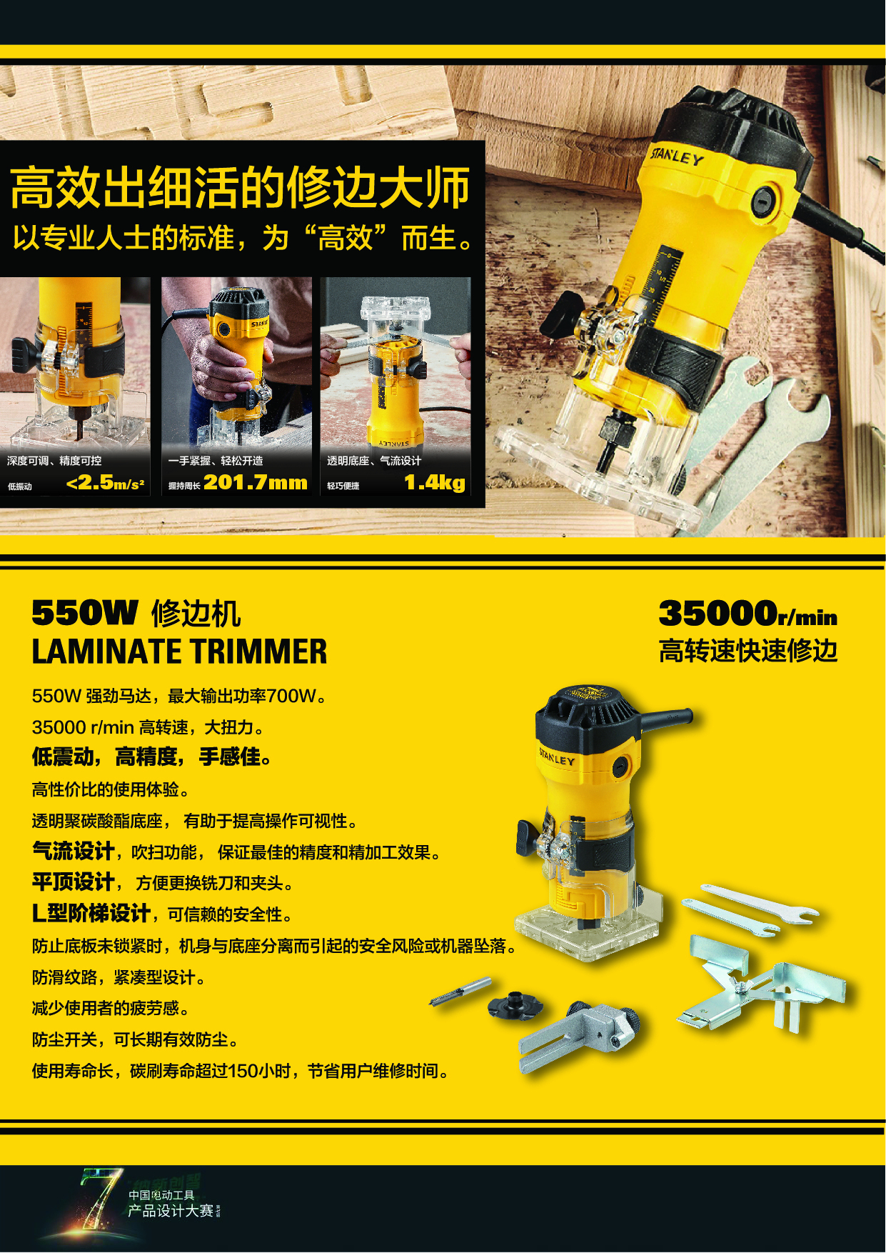 The 7th power tool design competition，