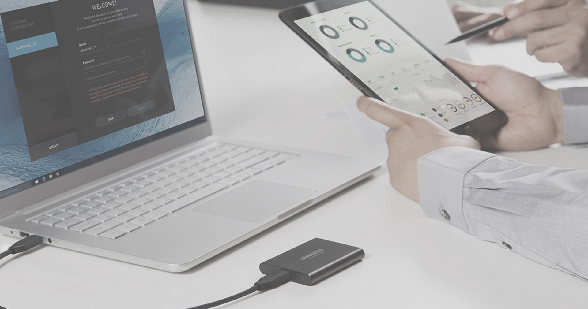 samsung，portable，ssd，T series，data，