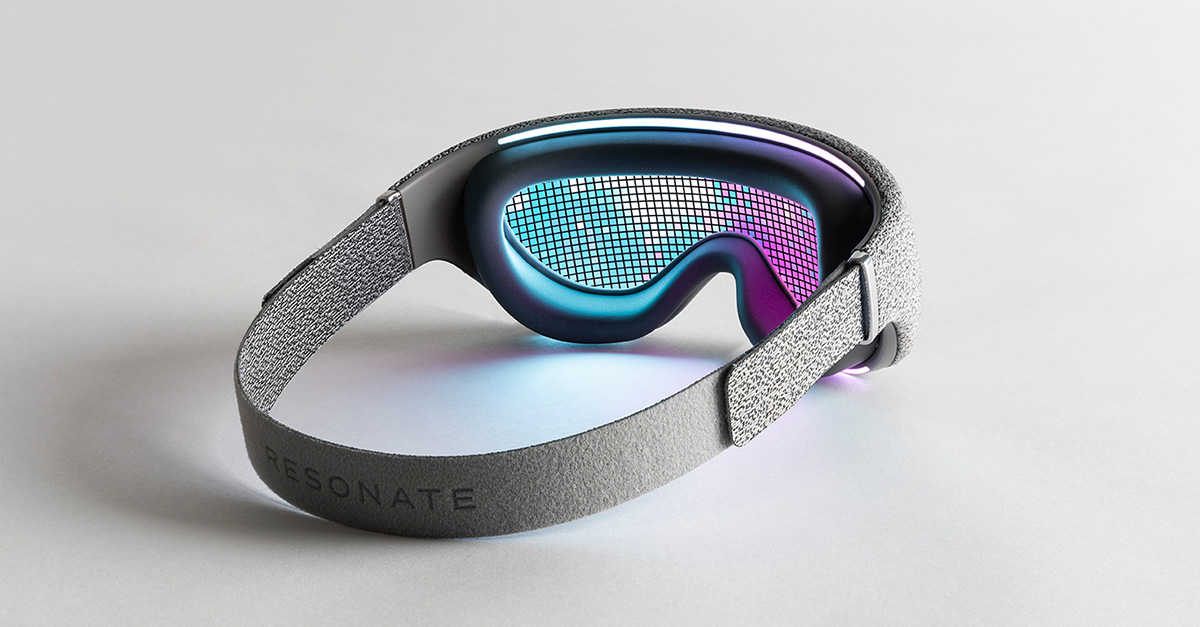 headset，LightVision，meditation，product design，