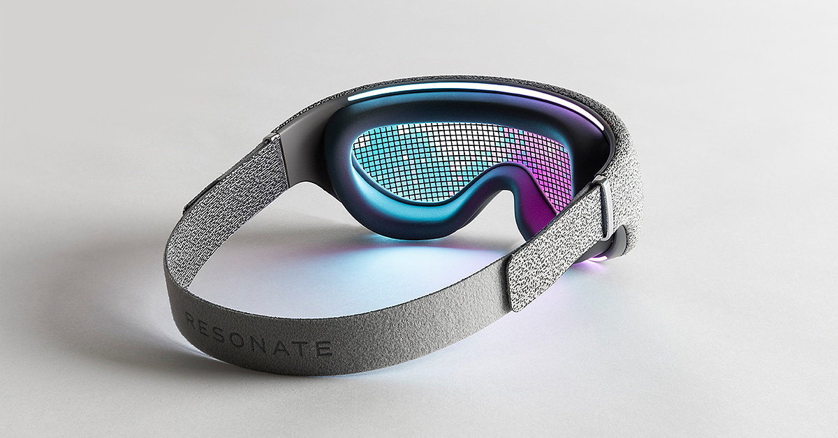 headset，LightVision，meditation，product design，