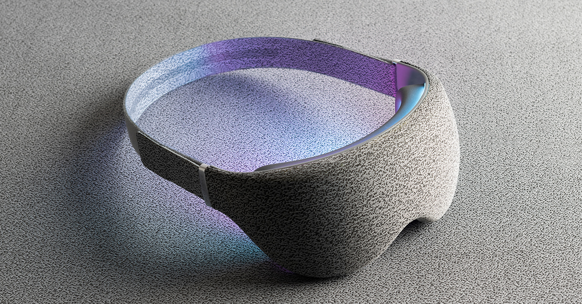 headset，LightVision，meditation，product design，