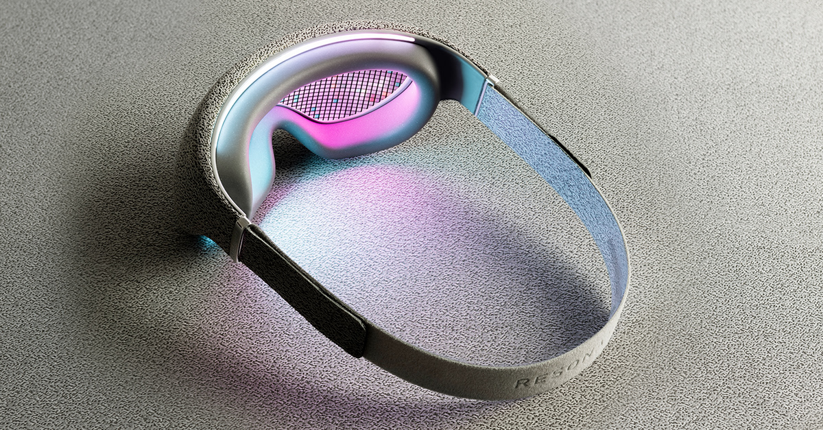 headset，LightVision，meditation，product design，