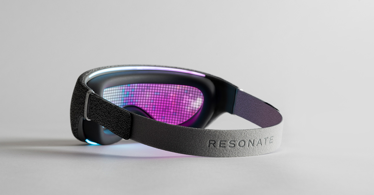 headset，LightVision，meditation，product design，