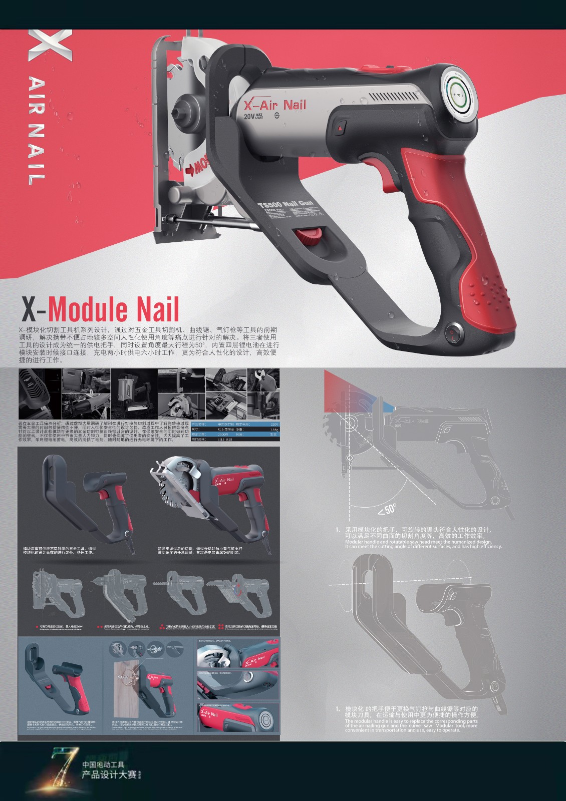 The 7th power tool design competition，