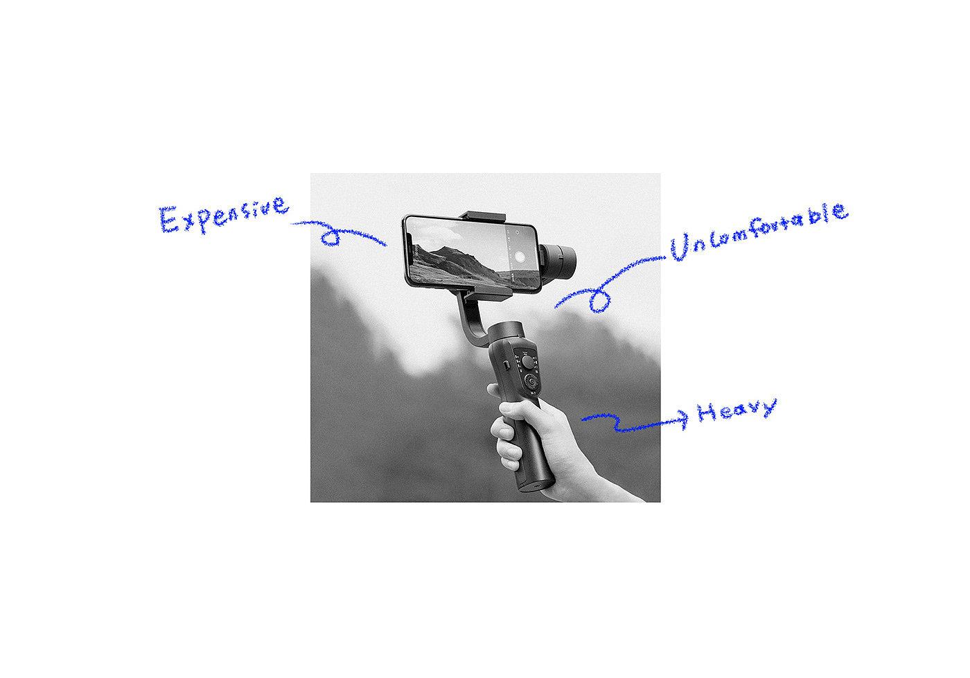 Individual Creator，video，Pan tilt handle，Slim and compact，GIMBAL TOK，product design，