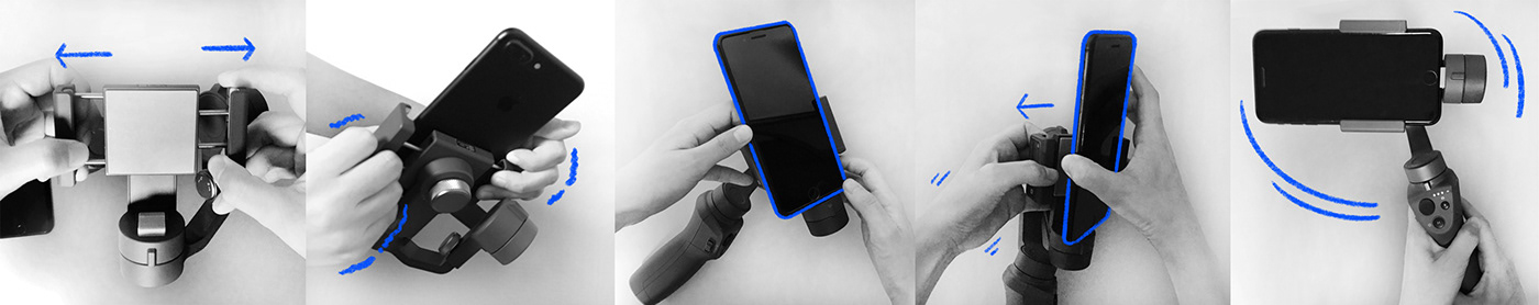 Individual Creator，video，Pan tilt handle，Slim and compact，GIMBAL TOK，product design，