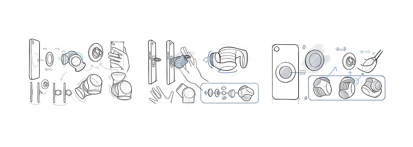 Individual Creator，video，Pan tilt handle，Slim and compact，GIMBAL TOK，product design，