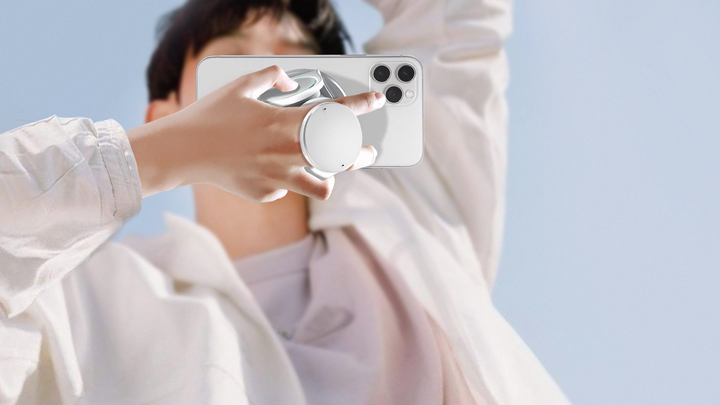 Individual Creator，video，Pan tilt handle，Slim and compact，GIMBAL TOK，product design，