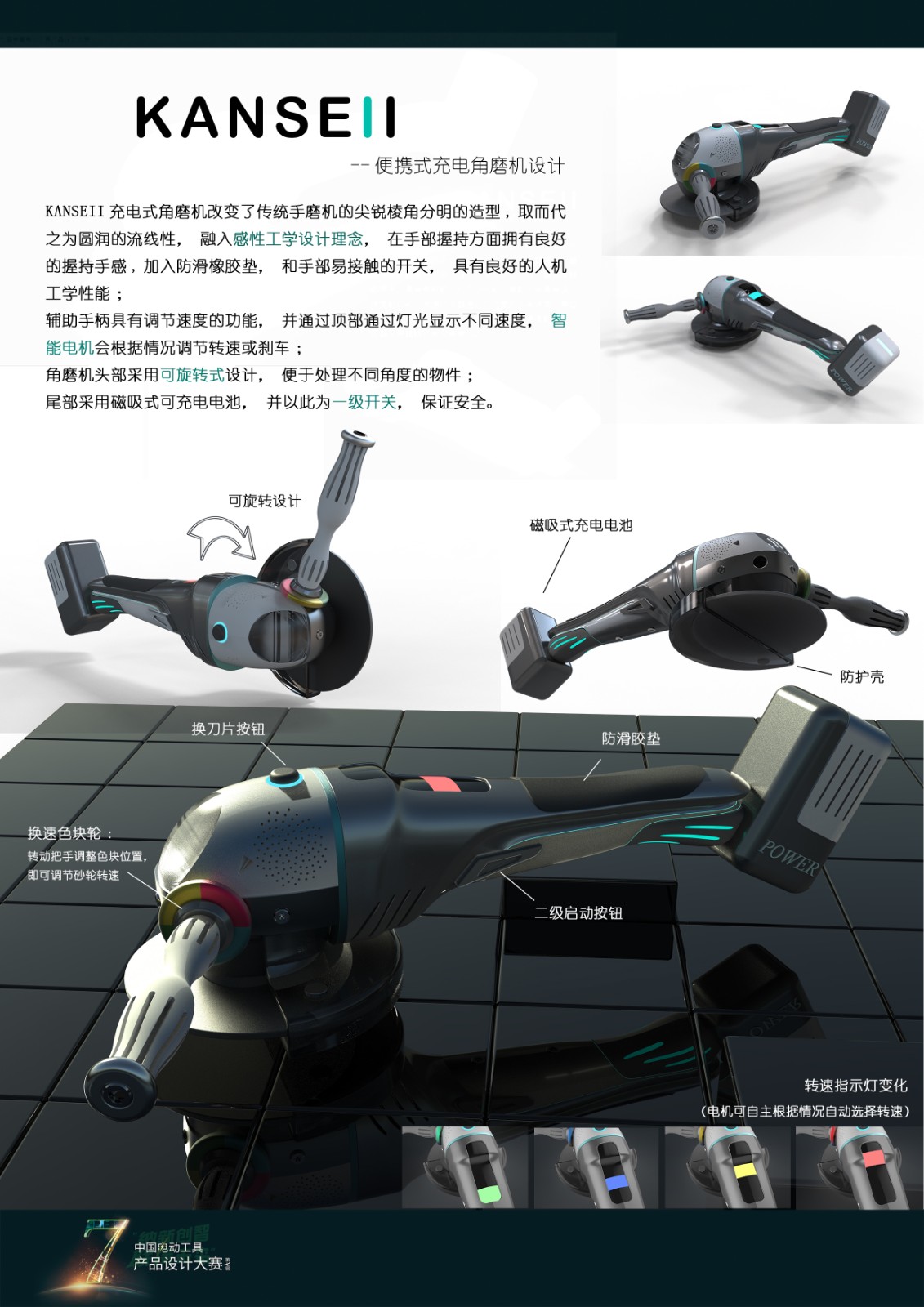 The 7th power tool design competition，
