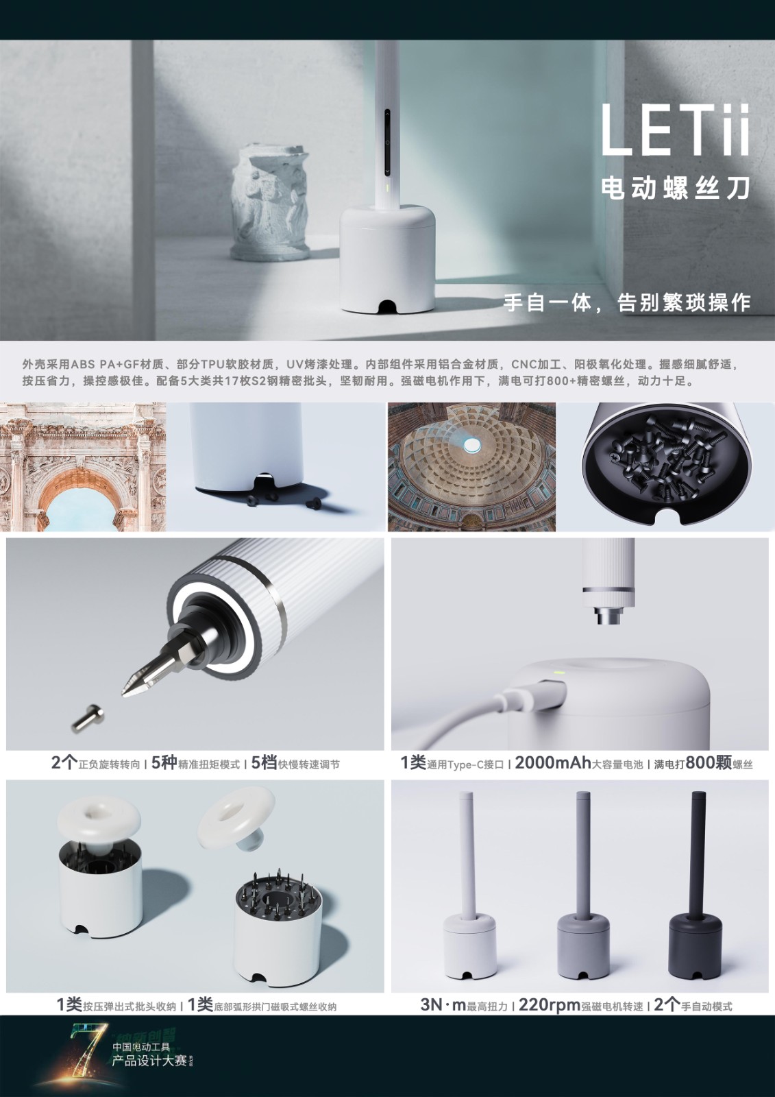 The 7th power tool design competition，