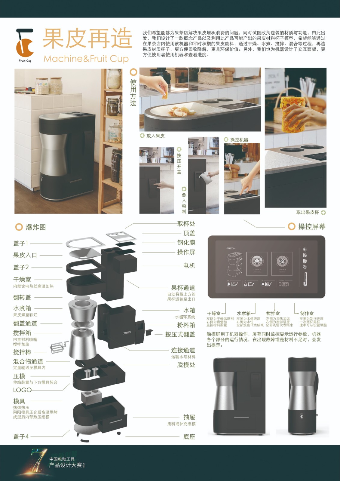 The 7th power tool design competition，