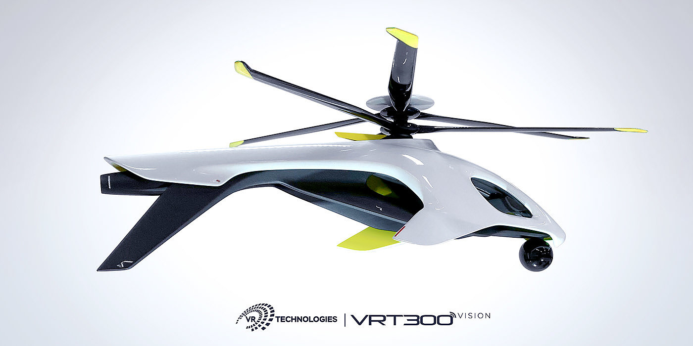 Aviation concept，UAV，VR helicopter，Shark concept，VRT300，