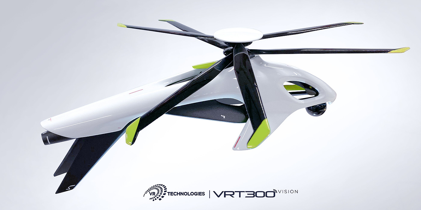 Aviation concept，UAV，VR helicopter，Shark concept，VRT300，