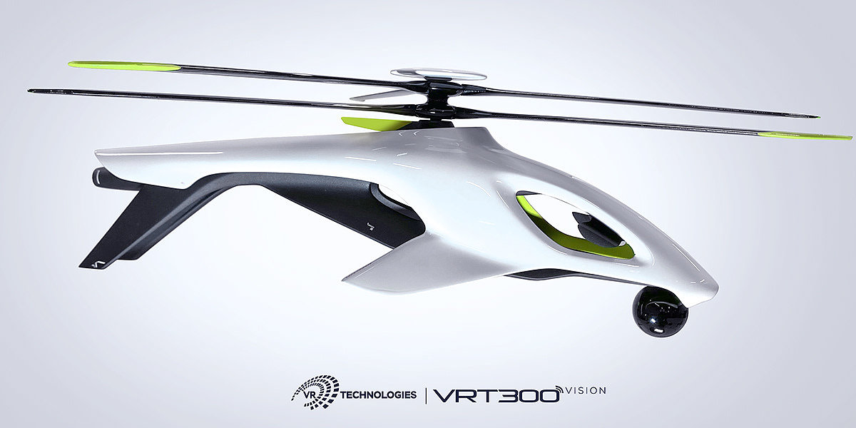 Aviation concept，UAV，VR helicopter，Shark concept，VRT300，