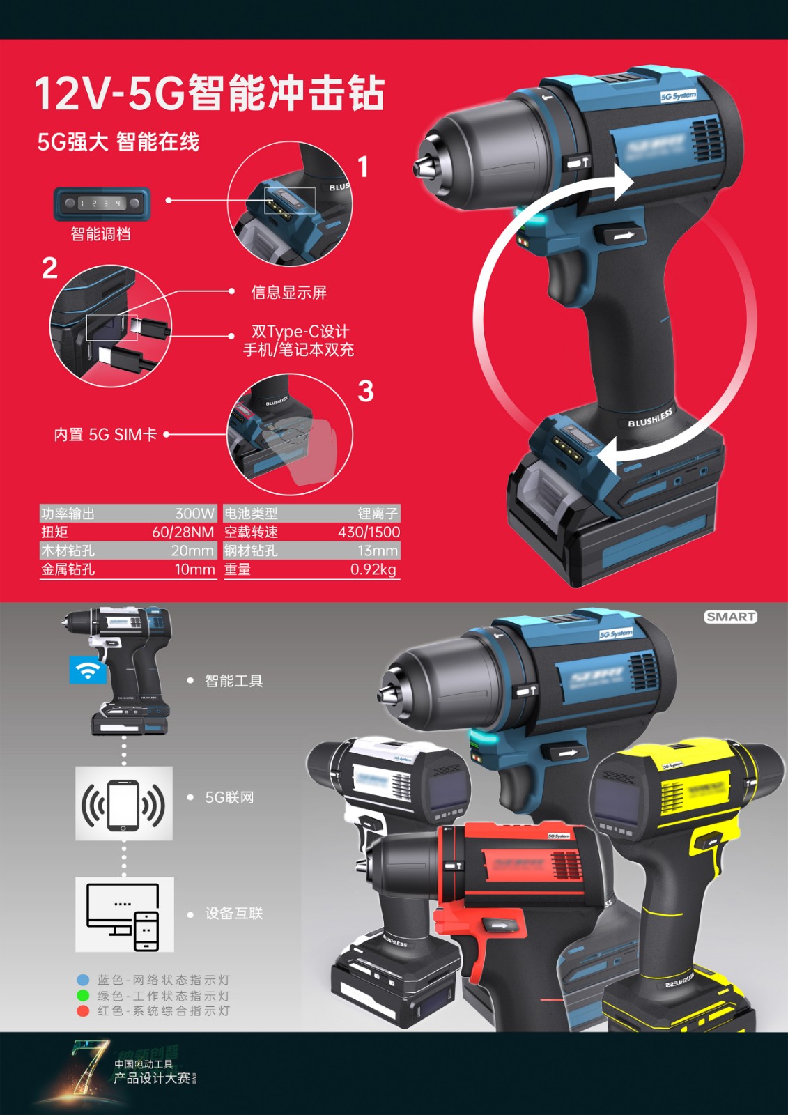The 7th power tool design competition，