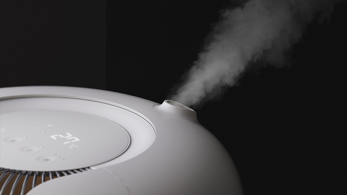 h2，heater，product design，Humidifier，Prototype design，