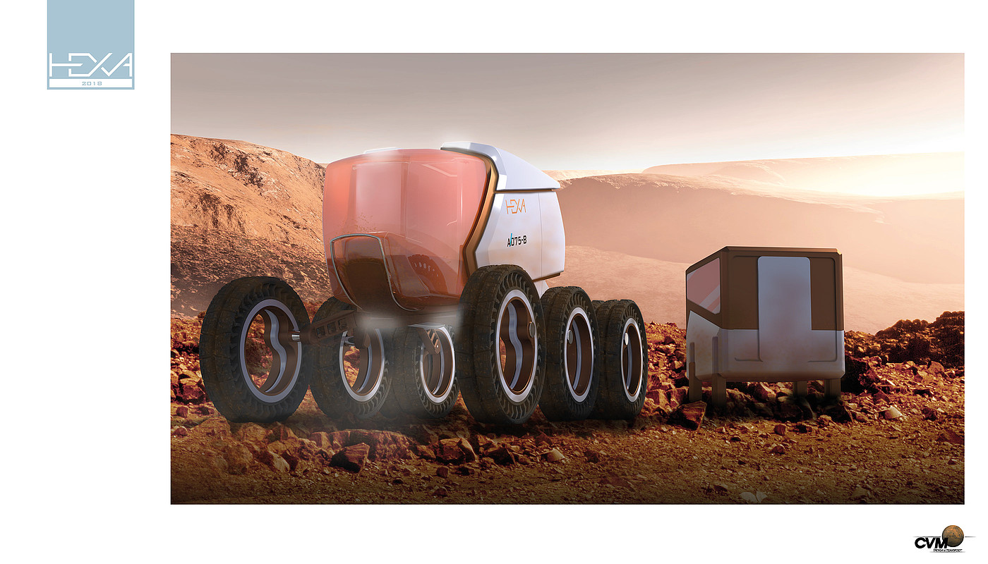 All terrain vehicle，Mars，industrial design，conceptual design，