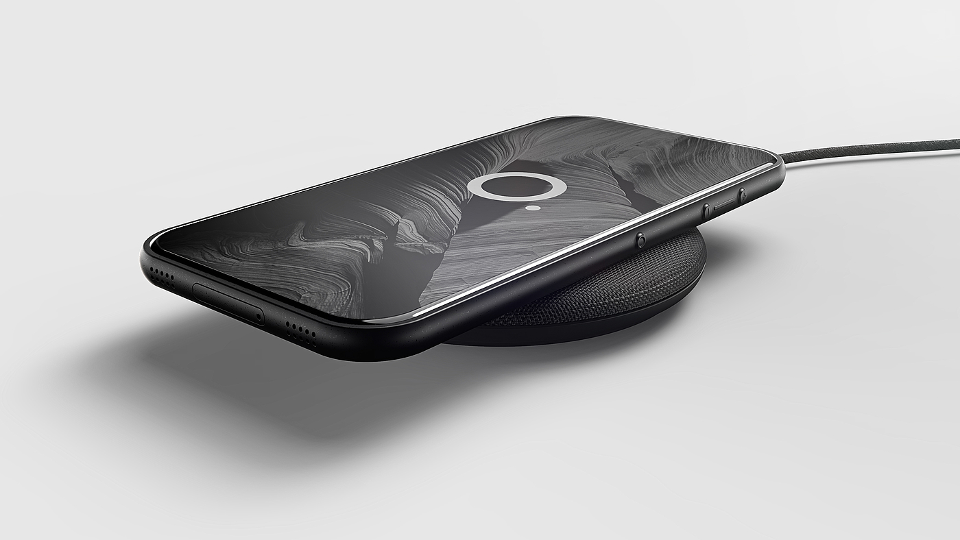 Orbit phone，Intelligent mobile phone，conceptual design，OLED screen，Flexible shell，Wireless charging，