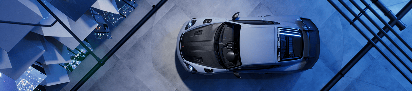 Porsche，automobile，Porsche LA 2021，3ds Max，