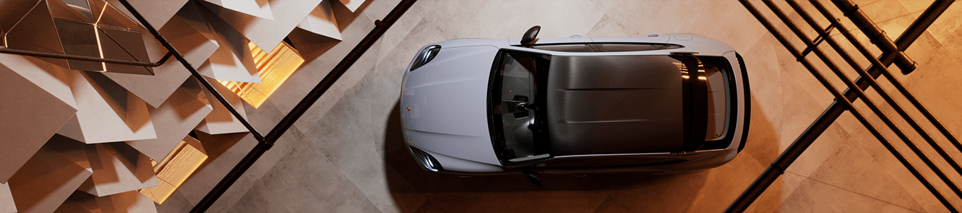 Porsche，automobile，Porsche LA 2021，3ds Max，