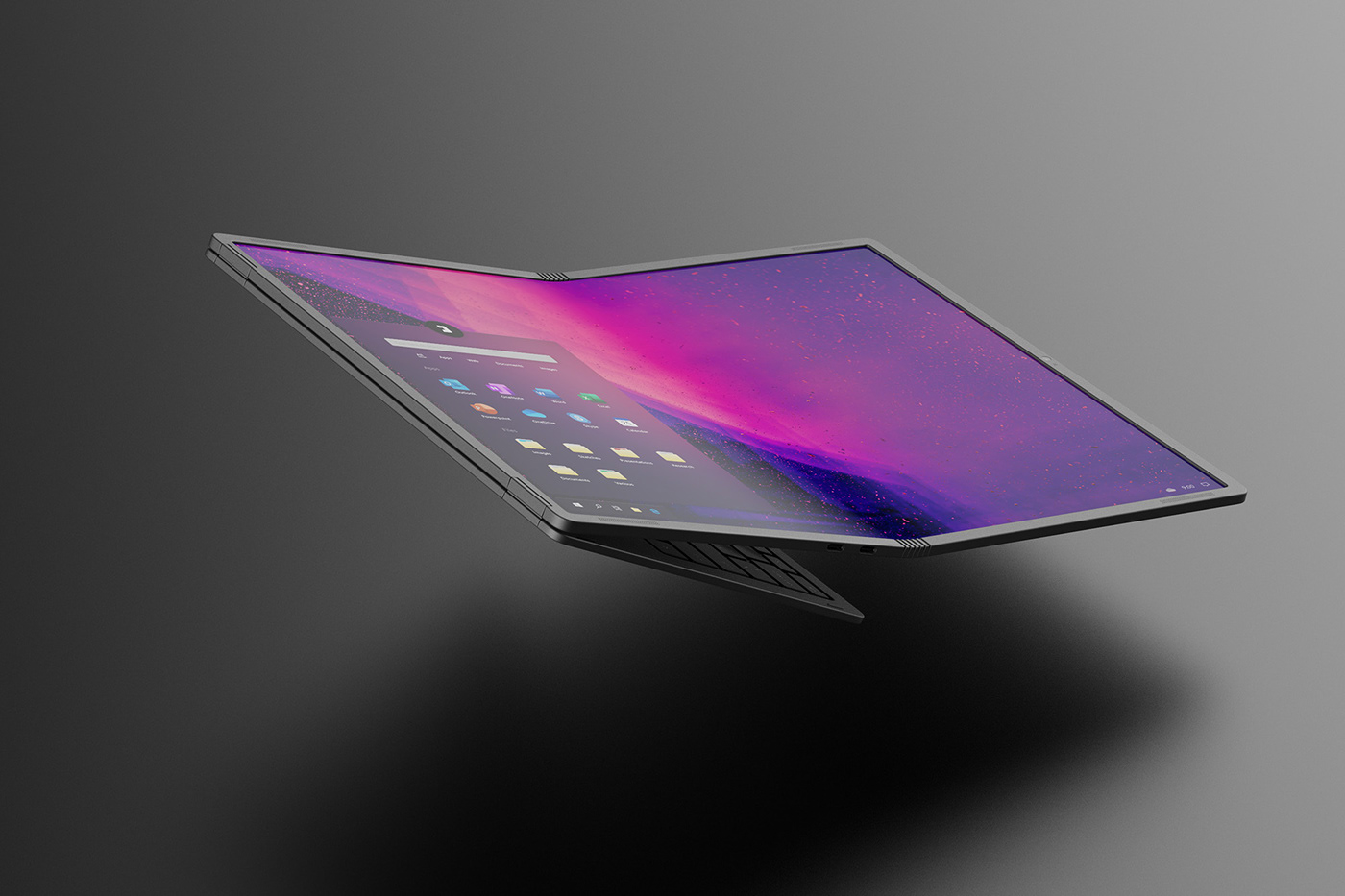 flexbook，concept，Portable，Notebook computer，tablet PC，