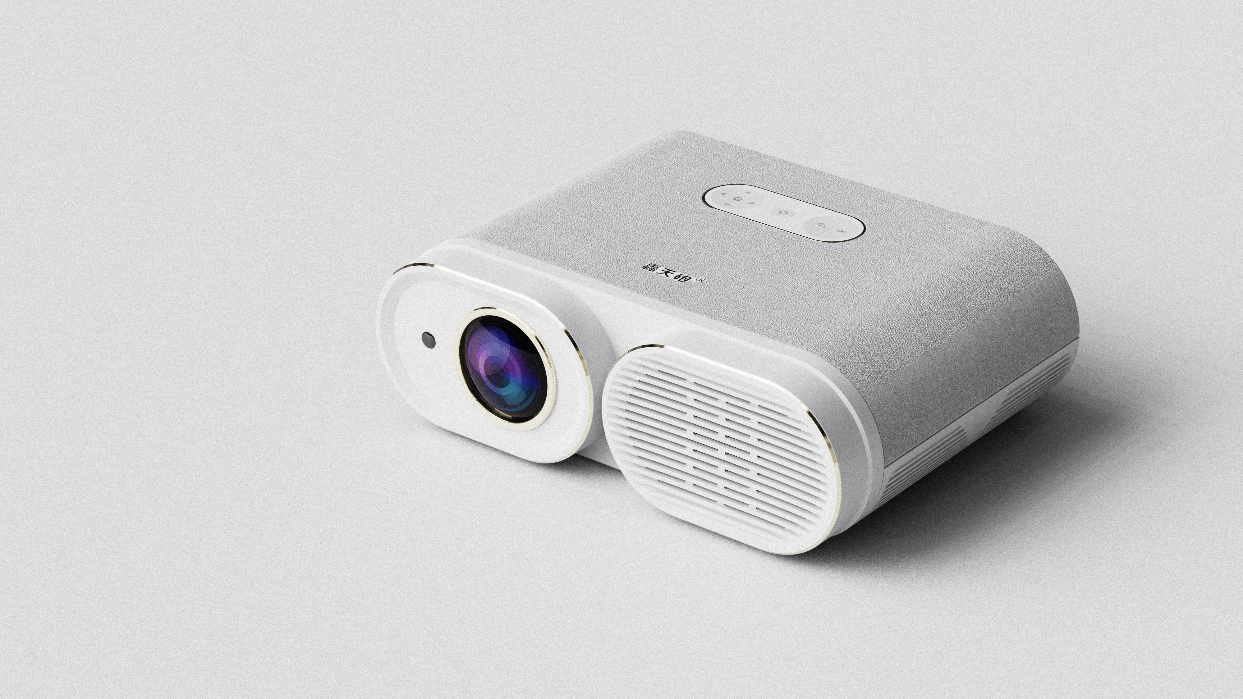 Sky cannon projector，Projector，Home projector，telescope，Indoor projector，product design，industrial design，