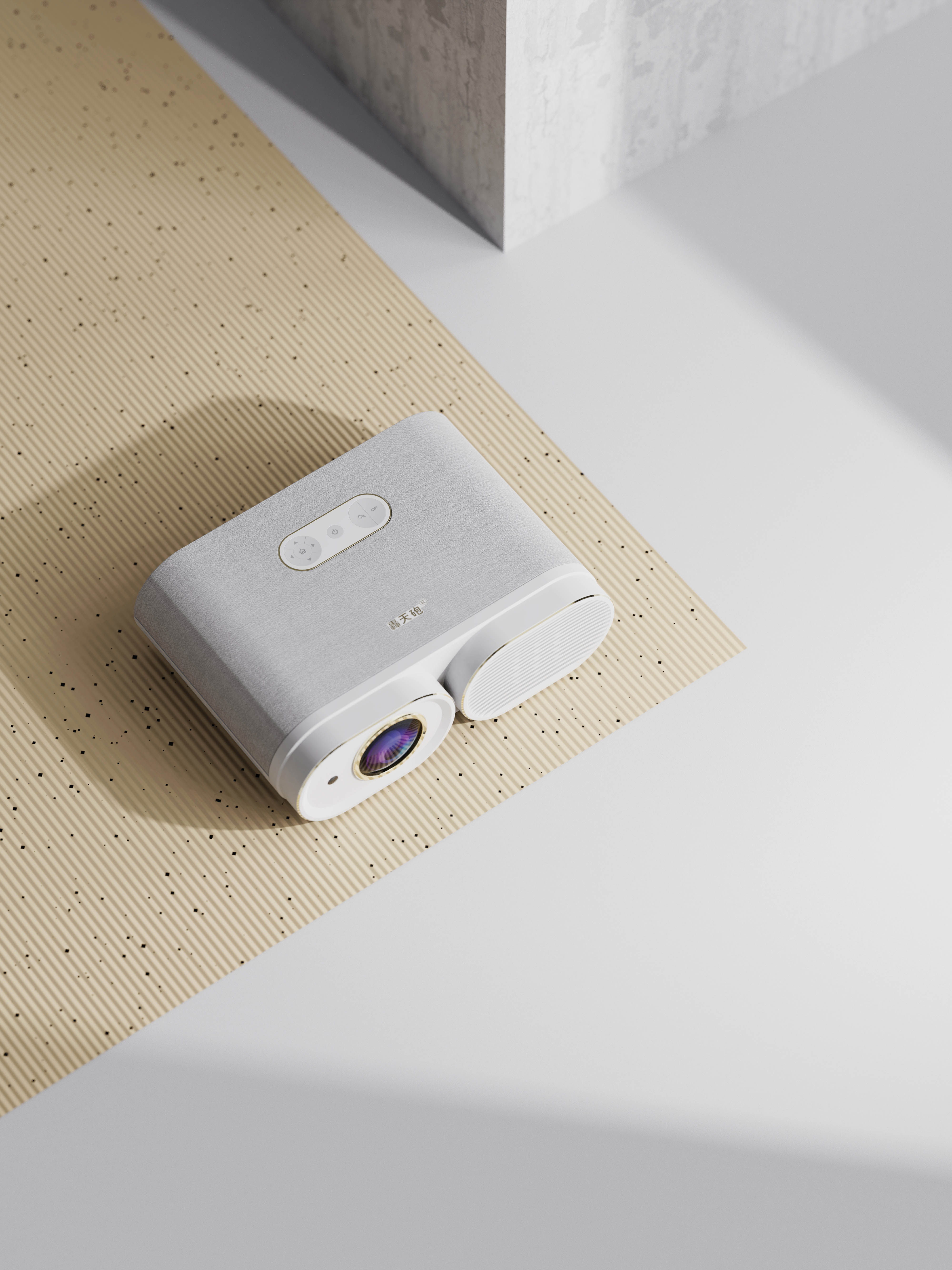 Sky cannon projector，Projector，Home projector，telescope，Indoor projector，product design，industrial design，