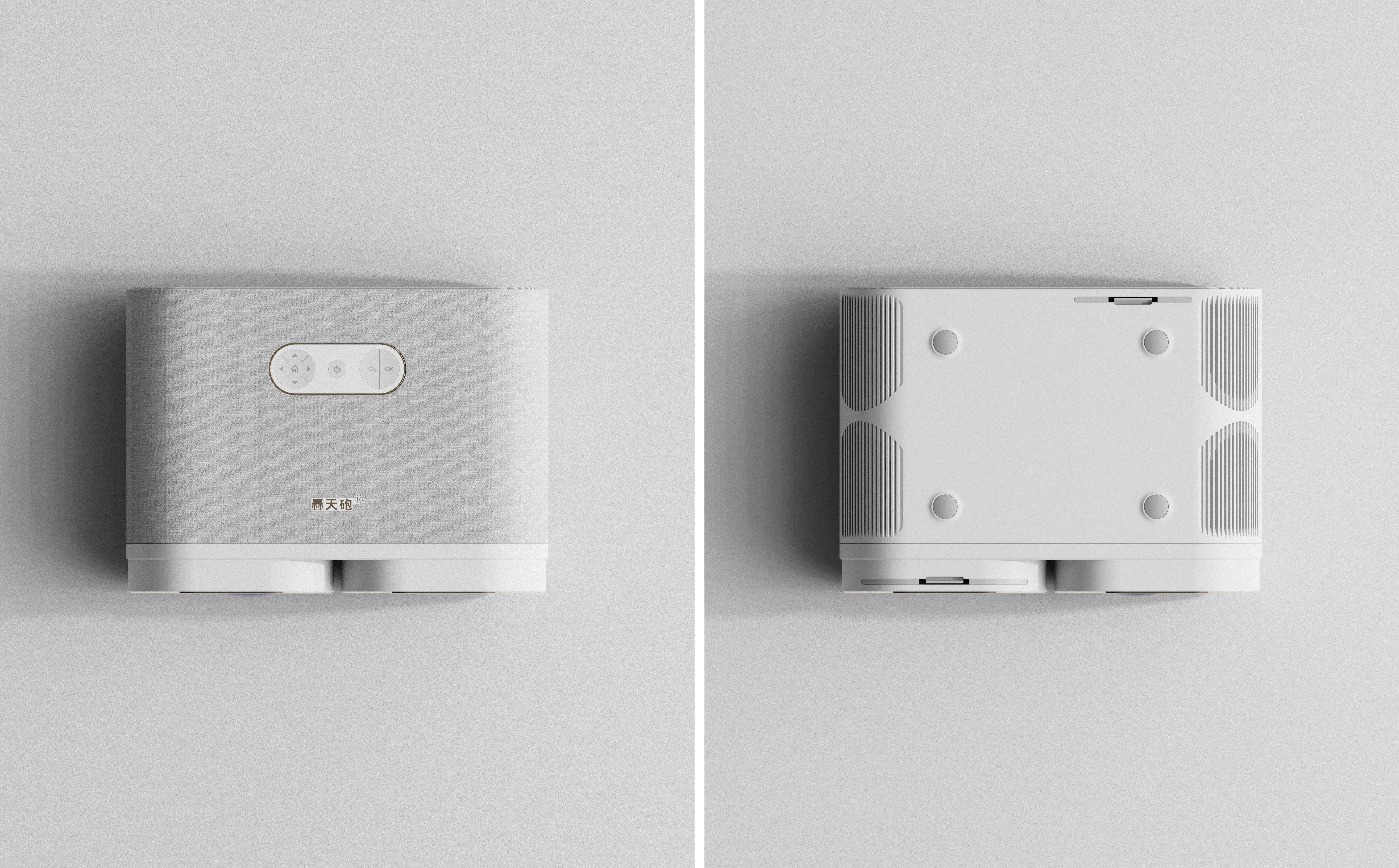 Sky cannon projector，Projector，Home projector，telescope，Indoor projector，product design，industrial design，