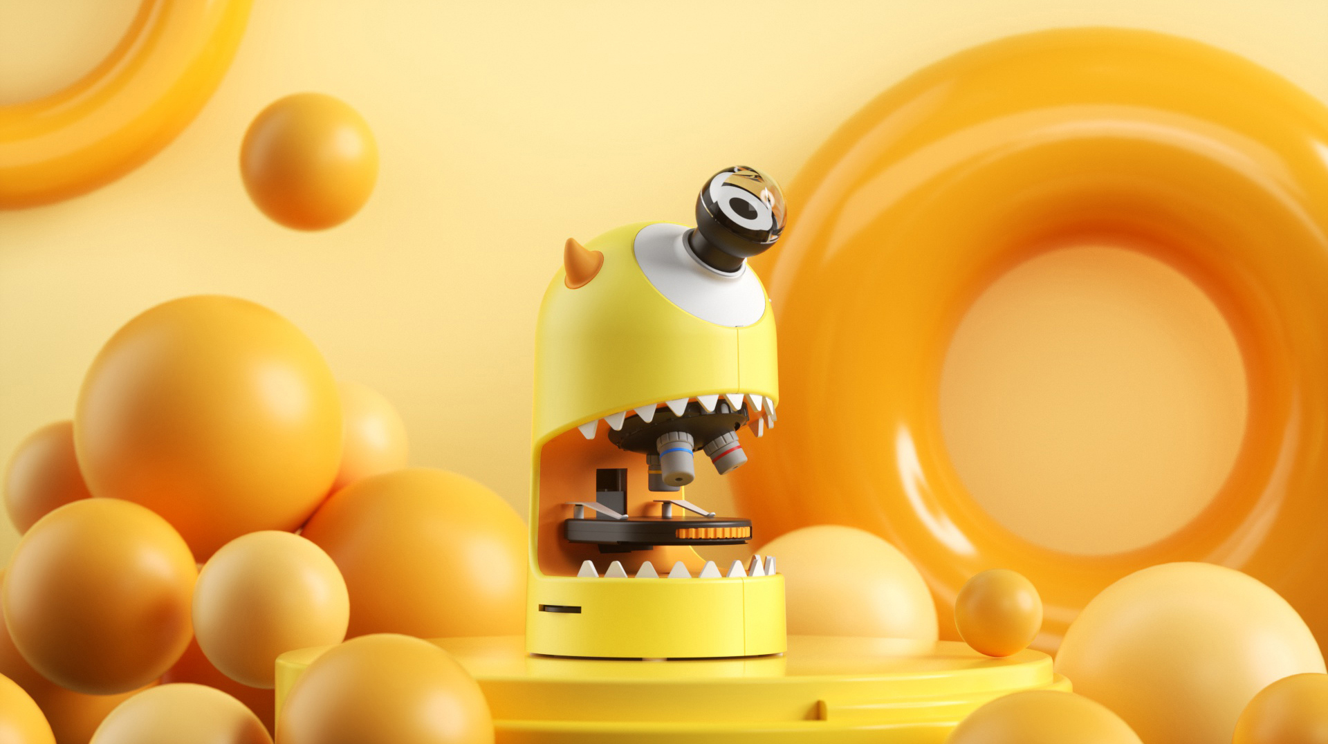 Children's products，Microscope，IP image，product design，Graphic Artist Designer，Product packaging，Brand definition，Whole case design，