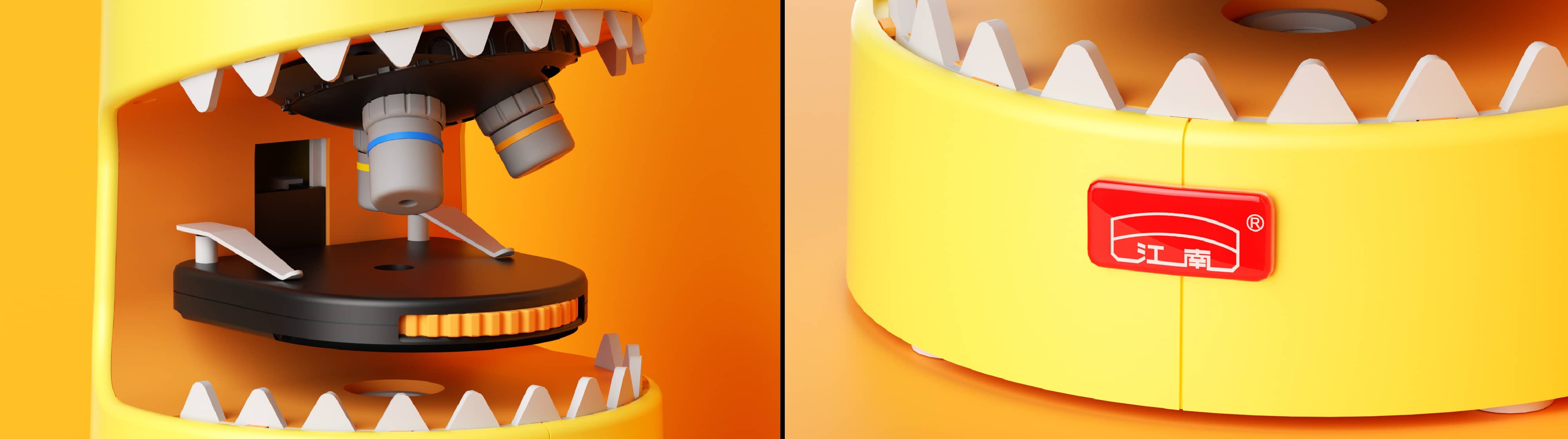 Children's products，Microscope，IP image，product design，Graphic Artist Designer，Product packaging，Brand definition，Whole case design，